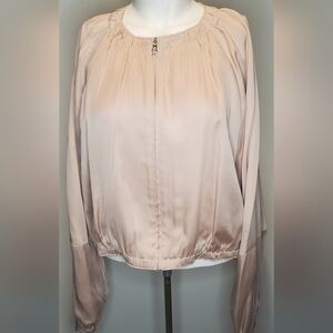 NWT BCBG - BOMBER JACKET - SATIN/POLYESTER - SIZE M